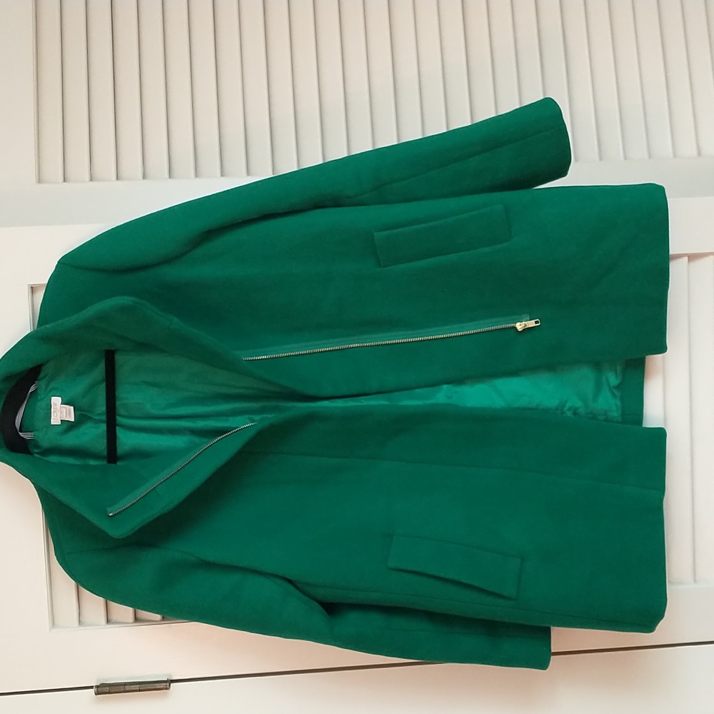J. Crew Factory Green Jacket - Picture 3 of 11